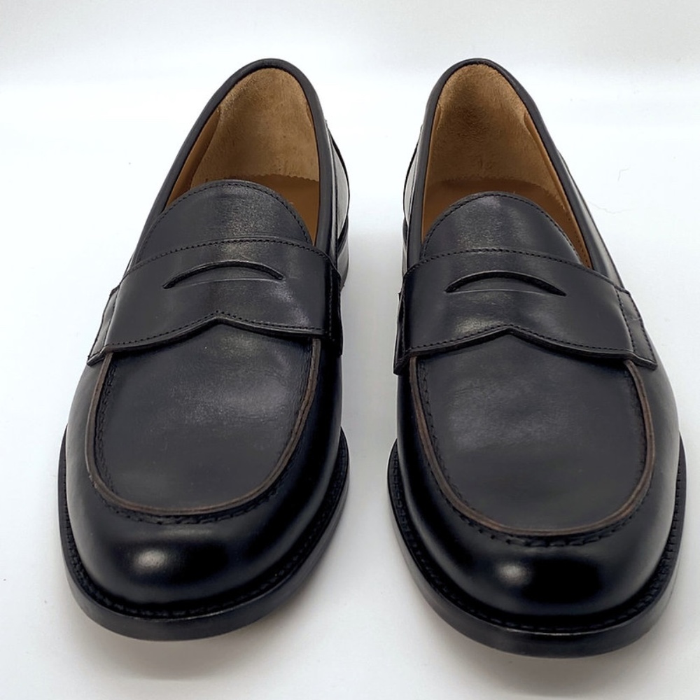 ANTONIO MAURIZI Leather Penny Loafer